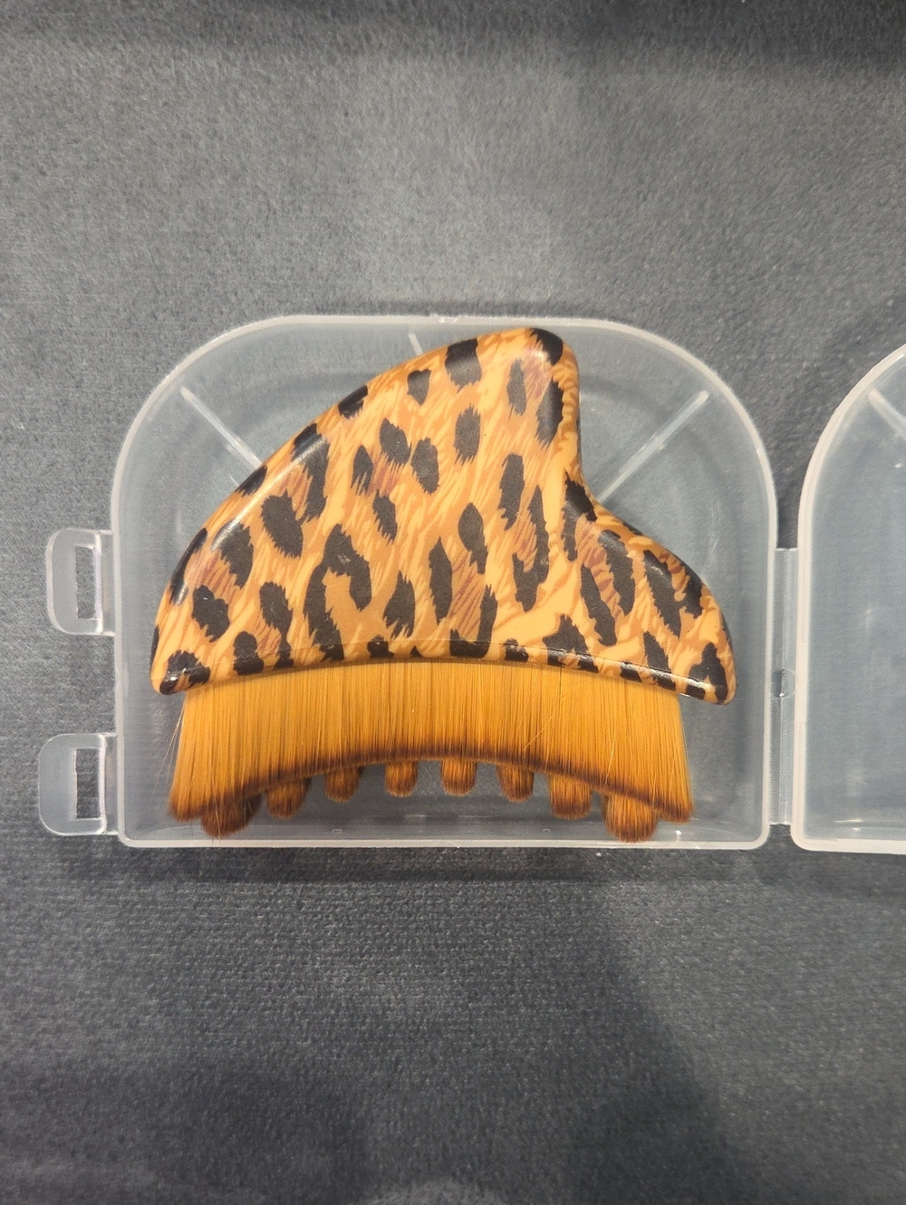 Leopard Print Lymphatic Contour Brush for Face